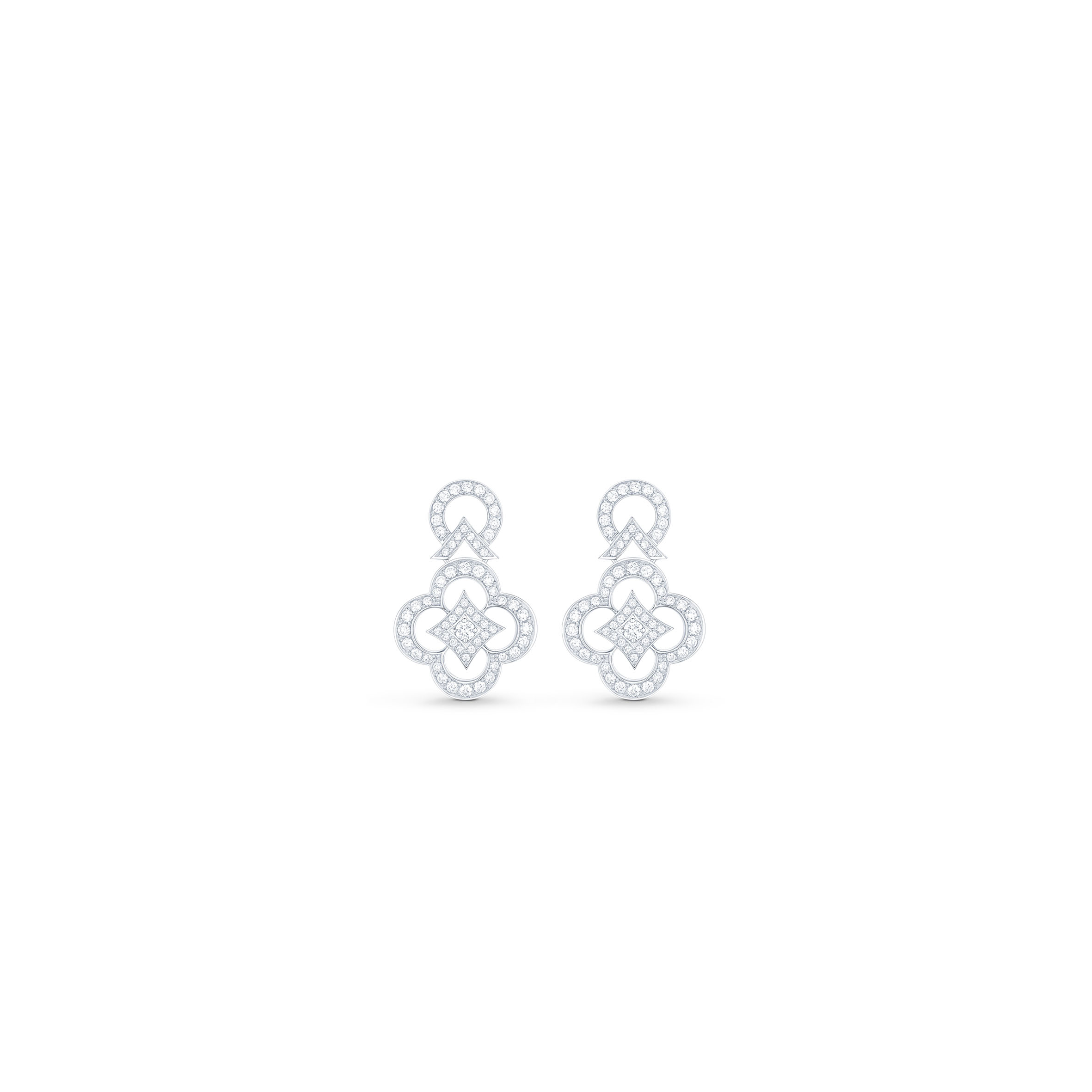 l**is v*t*n les ardentes earrings, white gold and Di*m*nds q96819